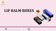 Lip balm boxes with quality printing available in USA