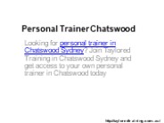 Group Fitness Chatswood
