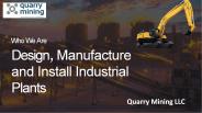 Operational Individual Mineral Processing Plants