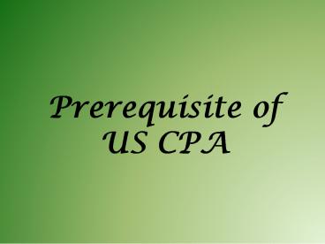 US CPA