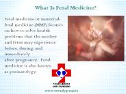 What Is Fetal Medicine?