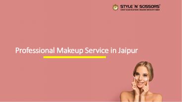 Professional Makeup Service in Jaipur