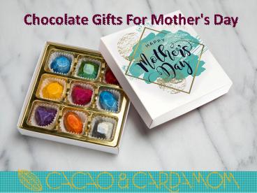 Mother's Day Gifts Ideas | Personalized Chocolate Gift Boxes