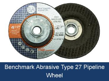 Benchmark abrasive t 27 pipeline wheel