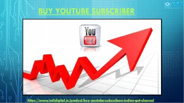 How to buy Youtube Subscriber in India