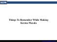 Things To Remember While Making Keema Masala PowerPoint PPT Presentation