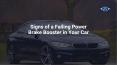 Signs of a Failing Power Brake Booster in Your Car PowerPoint PPT Presentation