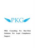 PKG Consulting For One-Click Solutions For Legal Compliances Support (1) PowerPoint PPT Presentation
