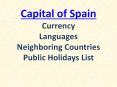 Capital City of Spain - Capital and Currency PowerPoint PPT Presentation