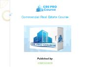 Commercial Real Estate Course