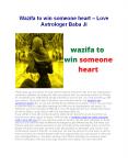 Wazifa to win someone heart - Love Astrologer Baba Ji PowerPoint PPT Presentation