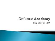 Eligibility in NDA