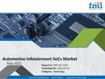 Automotive Infotainment SoCs Market