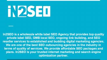 White Label Local SEO - In2SEO