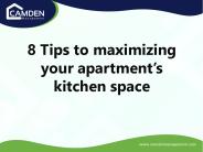 8 Tips to maximizing your apartment’s kitchen space