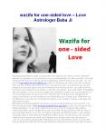 wazifa for one-sided love - Love Astrologer Baba Ji PowerPoint PPT Presentation
