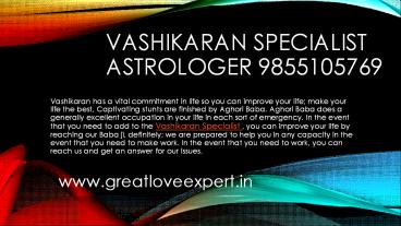 Vashikaran Specialist Astrologer Near YOu PK Sharma