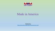 Made in America