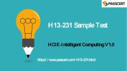 HCIE-Intelligent Computing V1.0 H13-231 Dumps