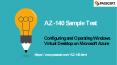Microsoft Certified Windows Virtual Desktop Specialty AZ-140 Exam Dumps PowerPoint PPT Presentation