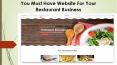 You must have website for your restaurant business PowerPoint PPT Presentation