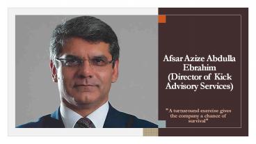 Afsar Azize Abdulla Ebrahim (Director of Kick Advisory Services)