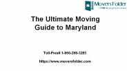 The Ultimate Moving Guide to Maryland