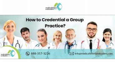 How to credential a group practice?