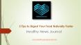 Tips to Digest Your Food Naturally Faster - Healthy News Journal PowerPoint PPT Presentation