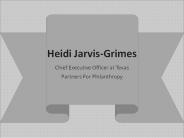 Heidi Jarvis-Grimes - An Exceptional Entrepreneur