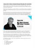 Check Out 5 Object Oriented Design Principles By Uncle Bob! PowerPoint PPT Presentation