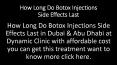 How Long Do Botox Injections Side Effects Last PowerPoint PPT Presentation