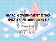 HMRC Government and Tax Updates Information UK