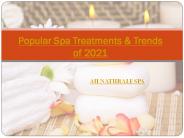 Popular Spa Treatments & Trends