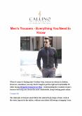 Men's Trousers - Everything You Need to Know (1)