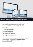 Benefits of Using Responsive Website Design PowerPoint PPT Presentation
