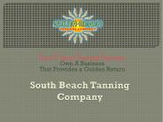 Opportunity in Spray Tanning Industry