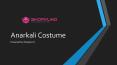 Anarkali costume PowerPoint PPT Presentation