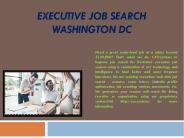 Executive Job Search Washington DC (2)
