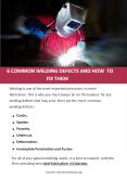 6 COMMON WELDING DEFECTS AND HOW TO FIX THEM PowerPoint PPT Presentation