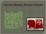 Custom Hockey Jerseys Canada