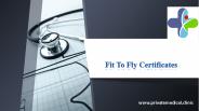 Fit To Fly Certificates