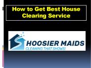 Fort wayne house cleaning