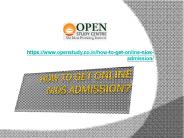 How to Get Online NIOS Admission?