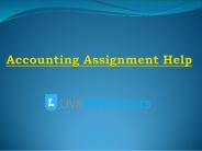 Need of Accounting Assignment Help Services