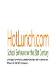 Using School Lunch Online Systems to Meet CDC Protocols (1) PowerPoint PPT Presentation