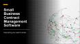 Small Business Contract Management Software PowerPoint PPT Presentation