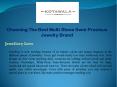 Choosing The Best Multi-Stone Semi-Precious Jewelry Brand PowerPoint PPT Presentation