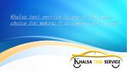 Taxi Service Patiala to Delhi