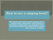 Tibetan singing bowl amazon